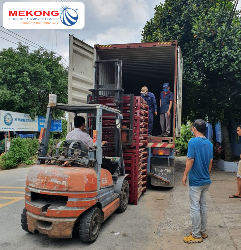 Mekong Logistics vận chuyển sản phẩm đi Campuchia