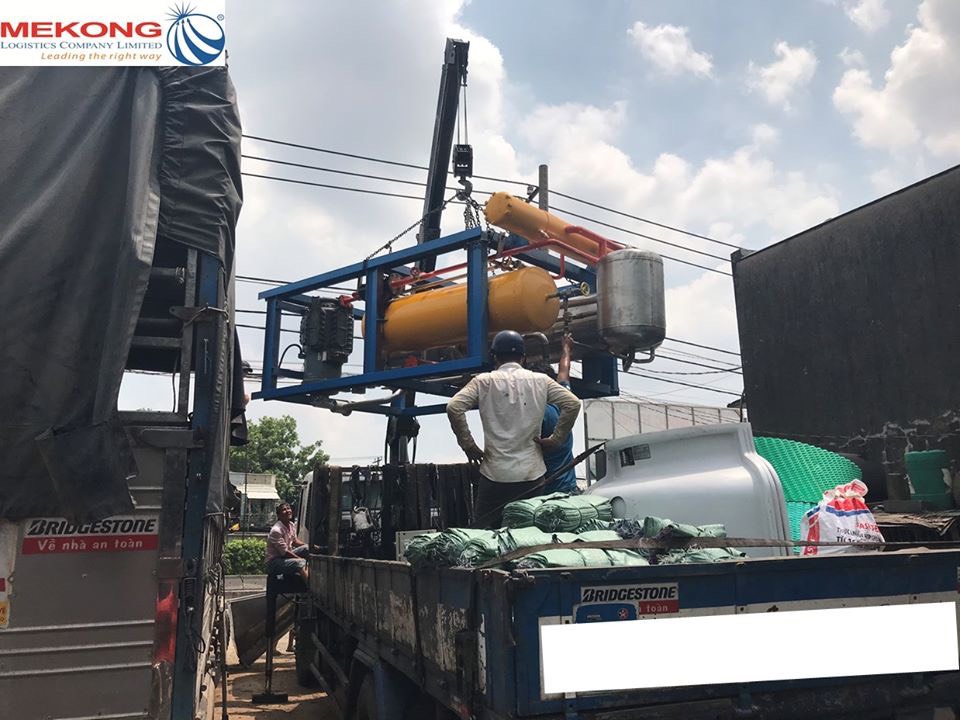 Mekong Logistics vận chuyển máy móc xuất khẩu đi Campuchia