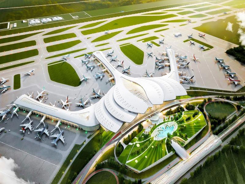 Mô hình sân bay Long Thành sau khi hoàn thiện